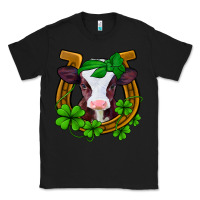 Black lucky horseshoe 4 leaf clover baby calf Classic Tee - Jasminsmagicworld
