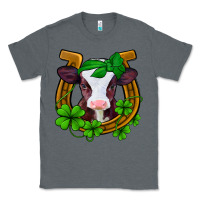 Charcoal Heather lucky horseshoe 4 leaf clover baby calf Classic Tee - Jasminsmagicworld