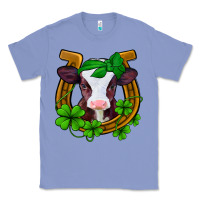 Colony Blue lucky horseshoe 4 leaf clover baby calf Classic Tee - Jasminsmagicworld