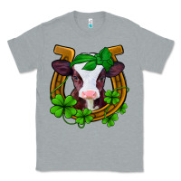 Heather Grey lucky horseshoe 4 leaf clover baby calf Classic Tee - Jasminsmagicworld