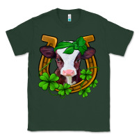 Sports Green lucky horseshoe 4 leaf clover baby calf Classic Tee - Jasminsmagicworld