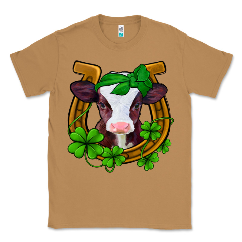 Lucky Horseshoe 4 Leaf Clover Baby Calf Classic Tee by Jasminsmagicworld | Teevron