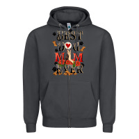 Smoke Best dog mom ever Mother's Day Zipper Hoodie - FaDigitalArtStudio