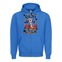 True Royal Best dog mom ever Mother's Day Zipper Hoodie - FaDigitalArtStudio