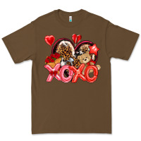 Cacao xo xo with leopard and cowhide heart Premium Tee - NancyCooperArtShop