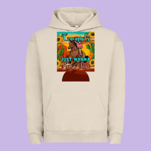Cowgirls Just Wanna Have Fun 12 Oz Can Cooler (regular) Urban Hoodie Designed By Artiststas