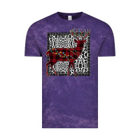 Cloud Purple Christmas Deer Vintage Tee - Bettercallsaul