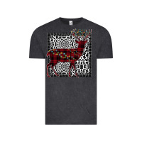 Vintage Black Christmas Deer Vintage Tee - Bettercallsaul