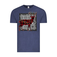Vintage Denim Christmas Deer Vintage Tee - Bettercallsaul