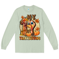 Matcha My 1st Thanksgiving Long Sleeve Tee - NancyCooperArtShop