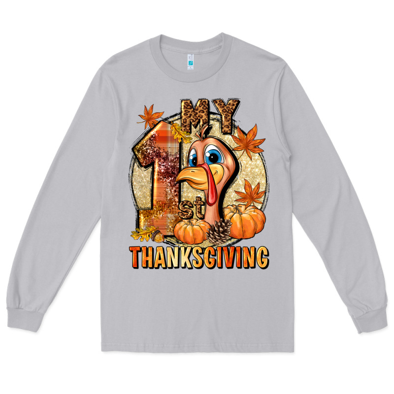 My 1st Thanksgiving Long Sleeve Tee by NancyCooperArtShop | Teevron