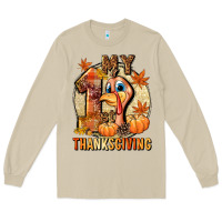 Mushroom My 1st Thanksgiving Long Sleeve Tee - NancyCooperArtShop