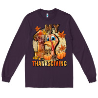 Plum My 1st Thanksgiving Long Sleeve Tee - NancyCooperArtShop
