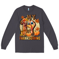 Smoke My 1st Thanksgiving Long Sleeve Tee - NancyCooperArtShop
