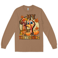 Toasted Coconut My 1st Thanksgiving Long Sleeve Tee - NancyCooperArtShop