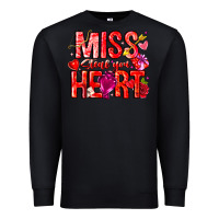 Black Mis Steal Your Heart Premium Sweatshirt - CowhideDigitalArt