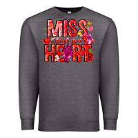 Charcoal Heather Mis Steal Your Heart Premium Sweatshirt - CowhideDigitalArt