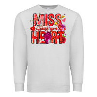 Dove Grey Mis Steal Your Heart Premium Sweatshirt - CowhideDigitalArt