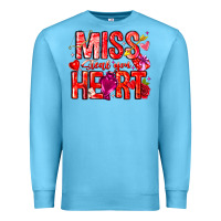 Ocean Blue Mis Steal Your Heart Premium Sweatshirt - CowhideDigitalArt
