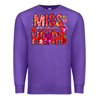 Purple Mis Steal Your Heart Premium Sweatshirt - CowhideDigitalArt