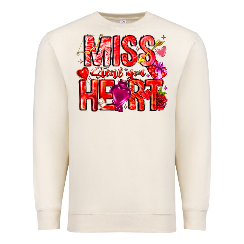 Mis Steal Your Heart Premium Sweatshirt by CowhideDigitalArt | Teevron