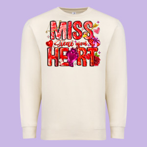 Mis Steal Your Heart Premium Sweatshirt Designed By Cowhidedigitalart