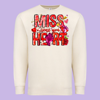 Mis Steal Your Heart Premium Sweatshirt Designed By Cowhidedigitalart