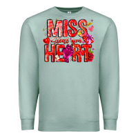Seafoam Mis Steal Your Heart Premium Sweatshirt - CowhideDigitalArt