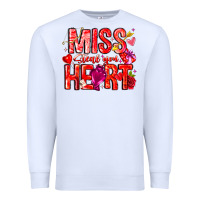 White Mis Steal Your Heart Premium Sweatshirt - CowhideDigitalArt