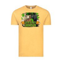 Vintage Mustard let's get lucked up charolais and black angus bull Vintage Tee - RanaPortraitStore