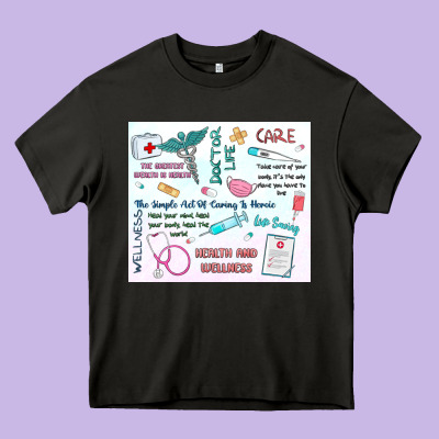 Doctor Life Heavy Core Tee Designed By Maliassmallbusiness