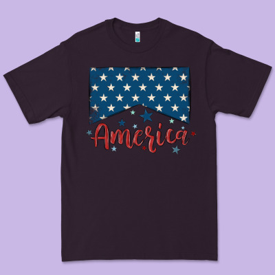 America Premium Tee Designed By Maliassmallbusiness