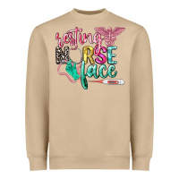 Resting Nurse Face Heavyweight Sweatshirt | Teevron