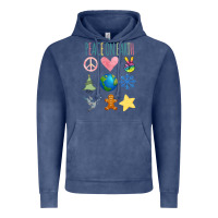 Vintage Denim PEACE ON EARTH Vintage Hoodie - Bettercallsaul