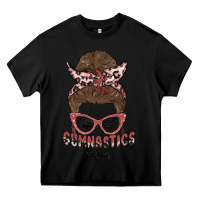 Black gymnastics mom Heavy Core Tee - MaliasSmallBusiness