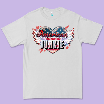 American Junkie Premium Tee Designed By Nancycooperartshop