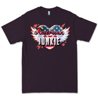 Plum American junkie Premium Tee - NancyCooperArtShop