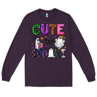 Plum Cute and spooky Long Sleeve Tee - NancyCooperArtShop