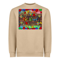 Mushroom Be kind Heavyweight Sweatshirt - CowGirlArtShop