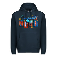 Navy American mini 4th of july Premium Hoodie - FaDigitalArtStudio