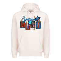 Pale Pink American mini 4th of july Premium Hoodie - FaDigitalArtStudio