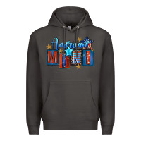 Smoke American mini 4th of july Premium Hoodie - FaDigitalArtStudio