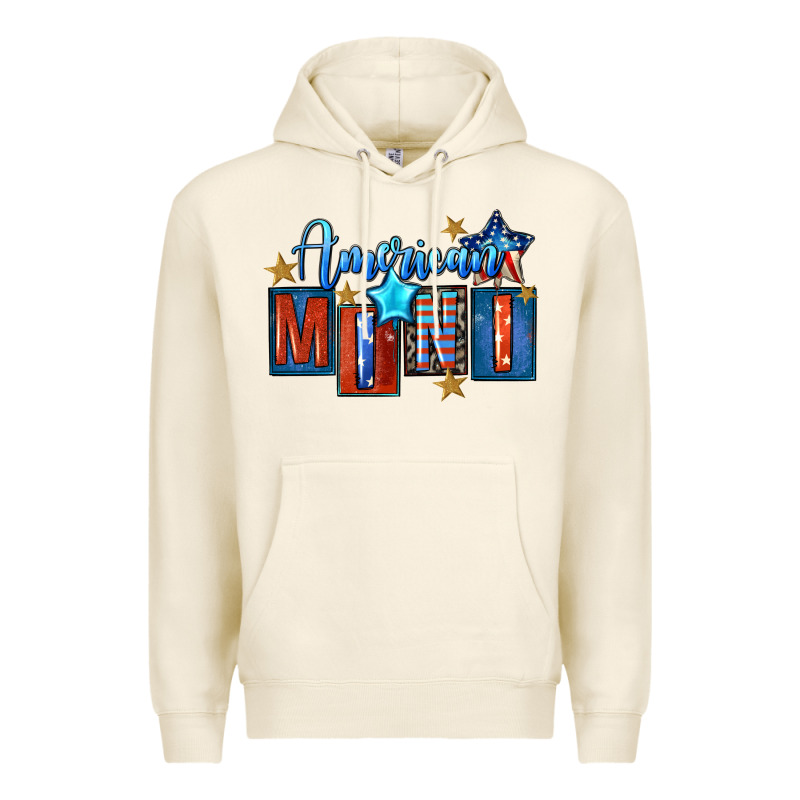 American Mini 4th Of July Premium Hoodie by FaDigitalArtStudio | Teevron