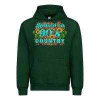 Forest Green raised 90's country cactus sunflower's Urban Hoodie - Artiststas