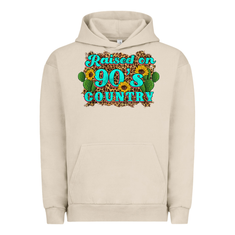 Raised 90's Country Cactus Sunflower's Urban Hoodie by Artiststas | Teevron