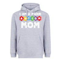 Heather Grey LIL Autism Mom Heavyweight Hoodie - CowhideDigitalArt