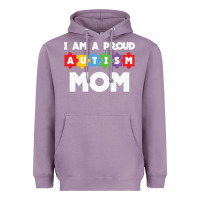 Lavender LIL Autism Mom Heavyweight Hoodie - CowhideDigitalArt