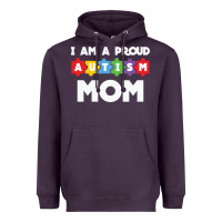 Plum LIL Autism Mom Heavyweight Hoodie - CowhideDigitalArt