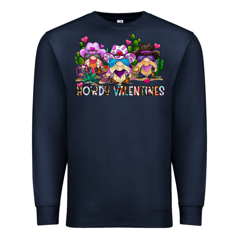 Howdy Valentines Premium Sweatshirt by CowhideDigitalArt | Teevron
