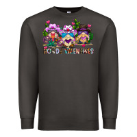 Smoke howdy valentines Premium Sweatshirt - CowhideDigitalArt